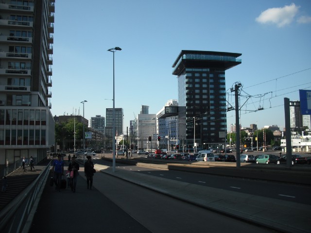 Rotterdam again, seen from the Erasmus Bridge.