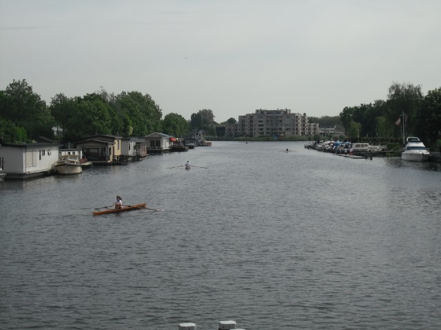 Rowers in Gorinchem.