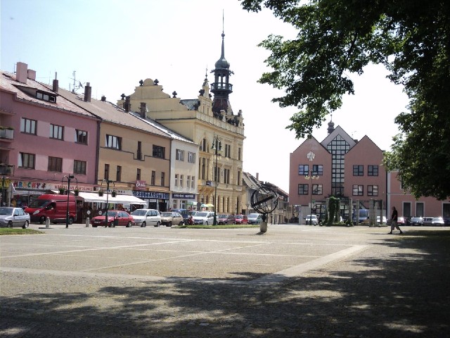The main square in Vysok Mto.