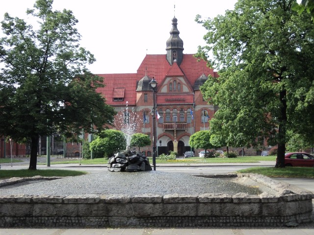 The Town Hall in the Municipal Heritage Zone of Vitkovice, a suburb of Ostrava.
