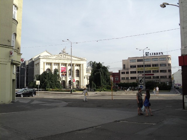 I've reached the centre of Ostrava at last.