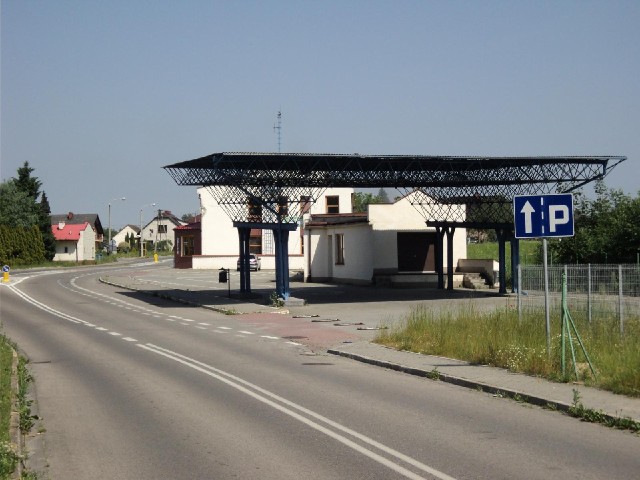 The Polish border.