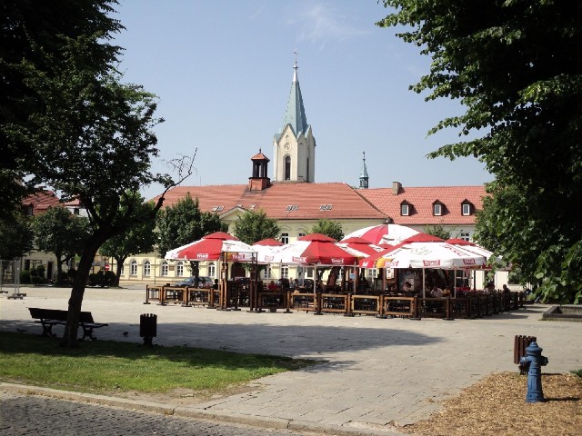 Oswiecim. I had to stop here to get some money. My plan had been to change my left over Euros and Cz...