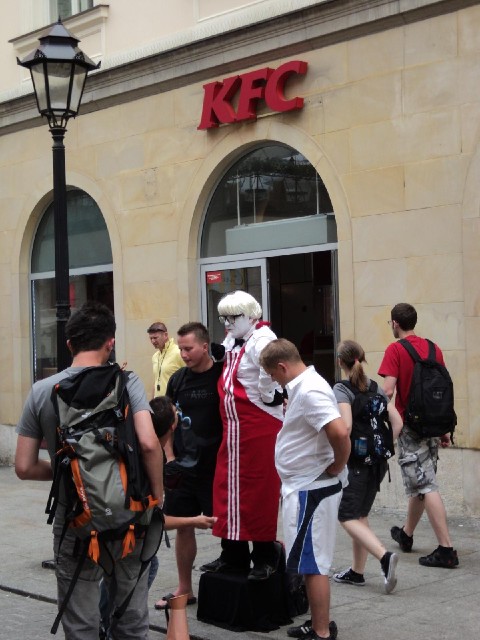 I've never seen a Colonel Sanders look-alike before. I don't think I'm seeing one now.