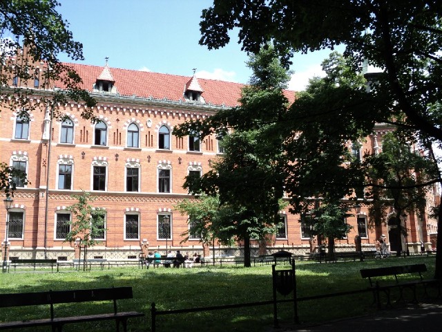 The back of the old Pope's old house, now a museum.