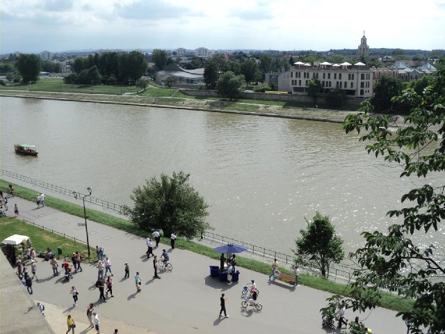 The view from Wawel.