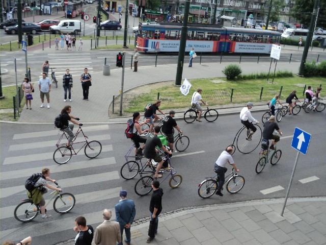 There are some funny-looking bikes too.