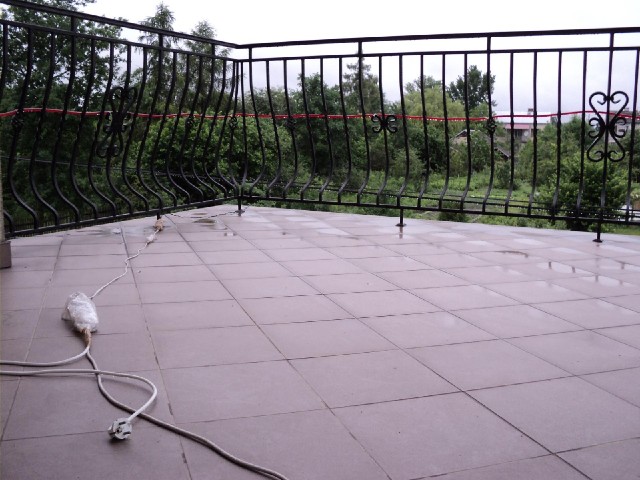 I've got a large private balcony but it does have these slightly worrying mains extensions snaking a...