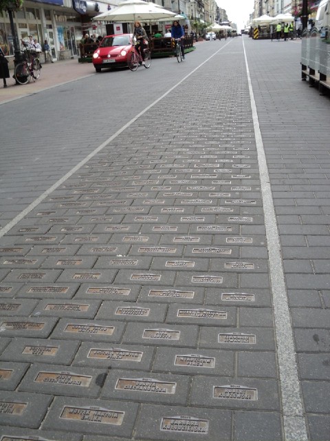 My guess is that these must be the names of people who have funded the redevelopment of the city cen...