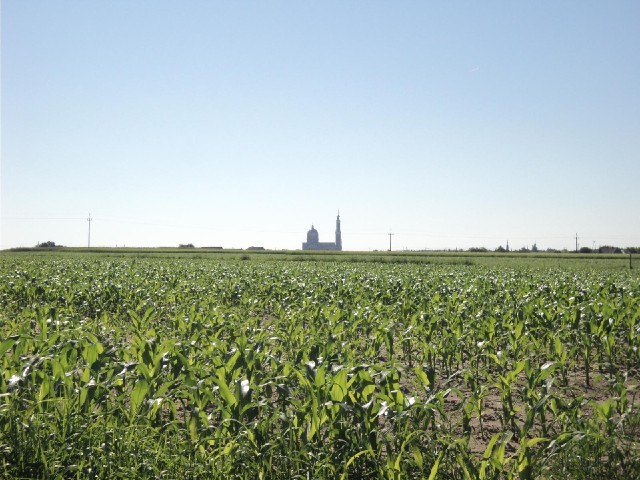 Lichen Stary  with a cloudless sky. I've had to come by a bit of a roundabout way to get this far fr...