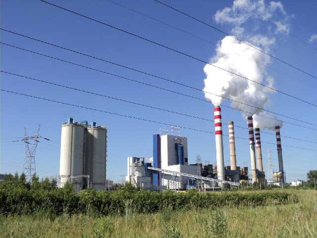 A power station.