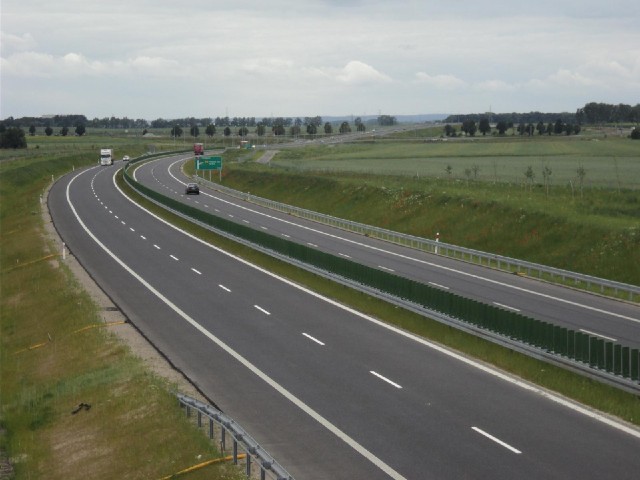 The bypass of Stargard Szczecinski, the town where I will be staying tonight. I seem to have got her...