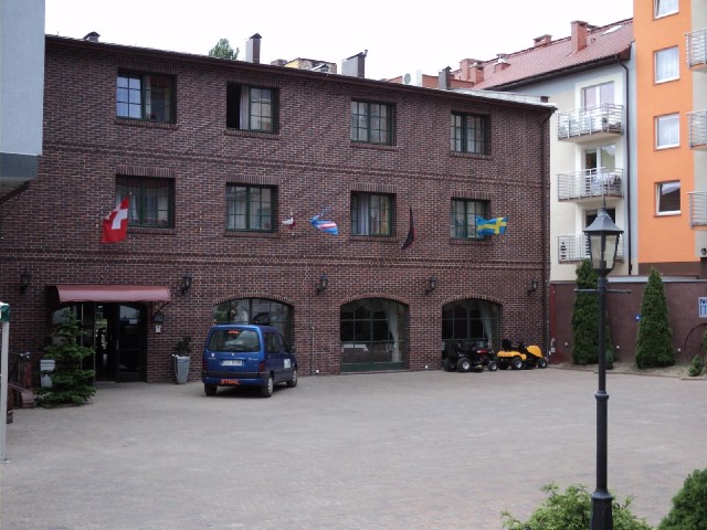 My hotel in Stargard Szczecinski. It used to be a granary.