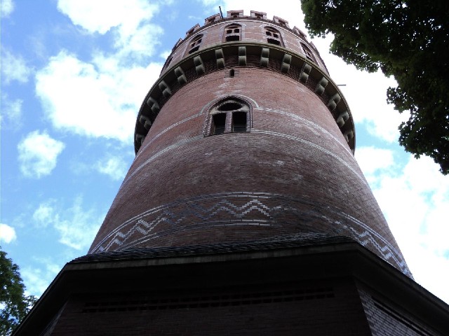 The water tower, just opposite my hotel.