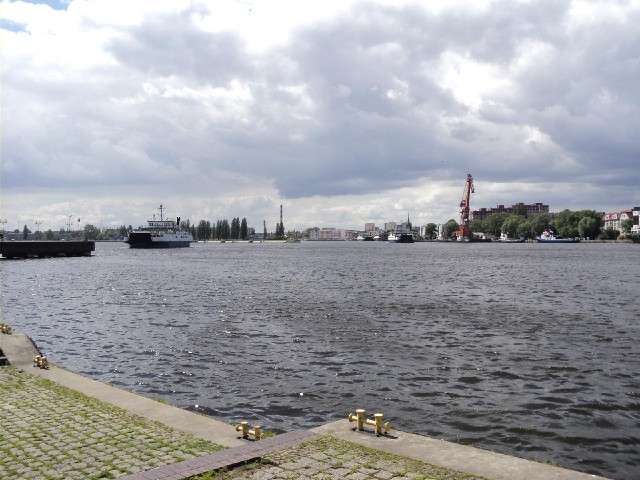 It seems that this ferry across the river is only for residents of Swinoujscie, the town on the othe...
