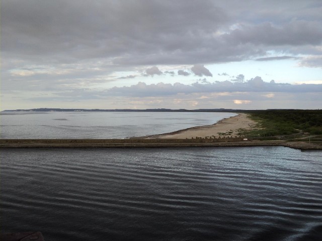 Leaving Swinoujscie.