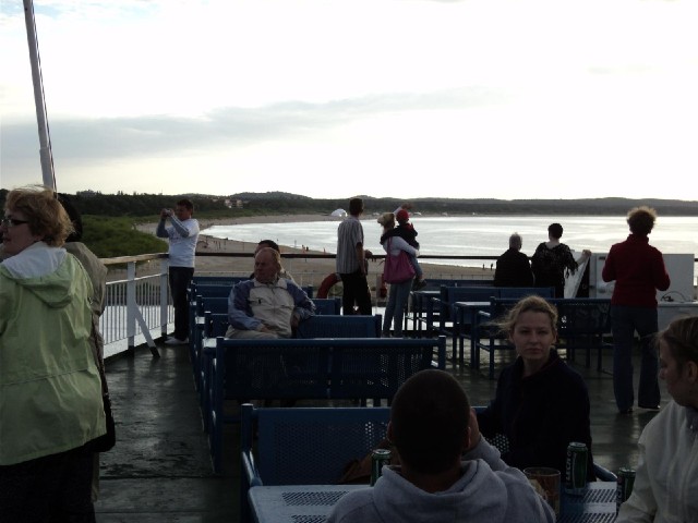 Leaving Swinoujscie.