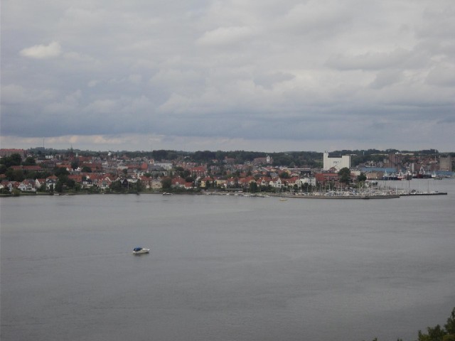 Svendborg, on the island of Fyn, seen from the last of today's bridges.