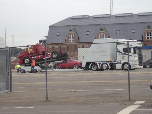 There were some funny-looking contraptions being loaded, like this...