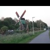 One of two windmills on the way into Gorinchem.