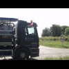A Danish flag on a lorry! I didn't think I was going to get a photograph of one. I saw one on a whit...