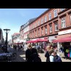 One of Esbjerg's main shopping streets, where I spent most of my remining Danish money on a new shir...