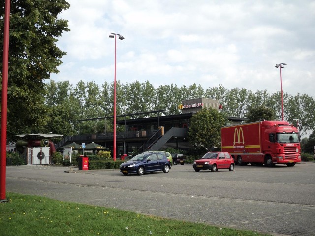 One of two modern McDonalds restaurants in Zaandam, the 42nd restaurant of my trip.
