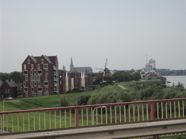 Kampen, seen from a bridge.
