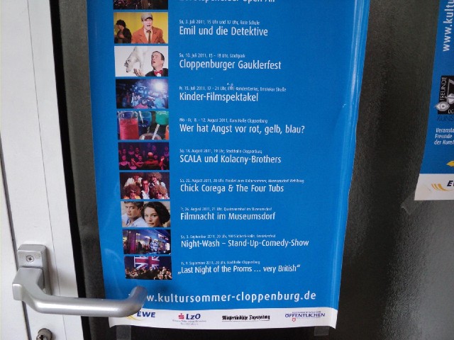 This is the series of summer concerts in Cloppenburg. I would be interested to know what music gets ...