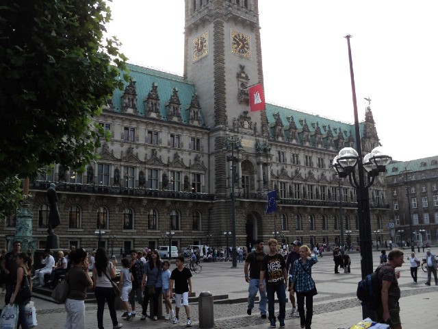 Hamburg Town Hall.