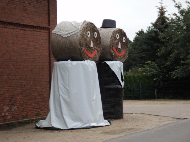 These weren't the only hay people I passed today but they were the only ones who appeared to be gett...