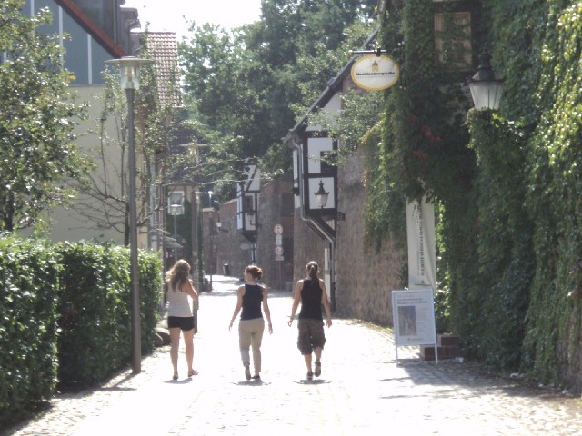 Old streets in Neubrandenburg.