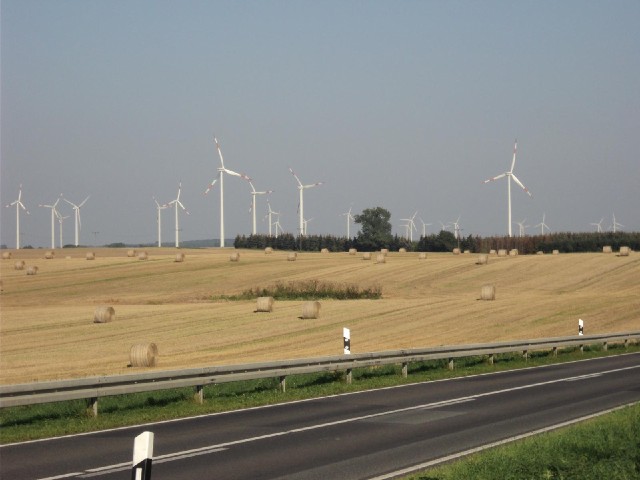 Wind turbines, not doing much to slow down the wind.