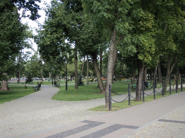 The park in Suwalki.