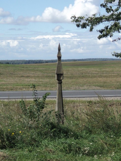 I had forgotten about these wooden carvings. They are a common sight in Lithuania.