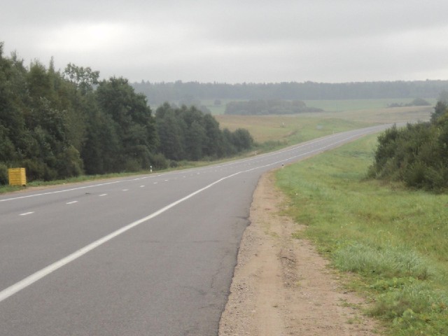 My first impression of Belarus: good roads.