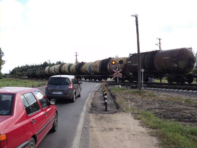 This very long train took a while to pass.