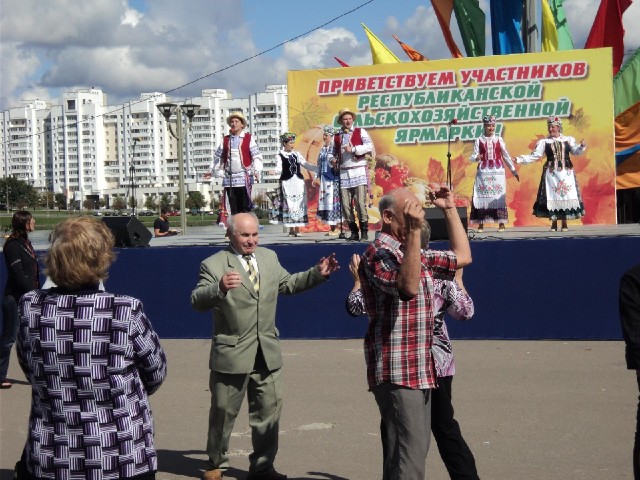 The traditional dance show went on for hours. I could hear it from my hotel room. Some spectators we...