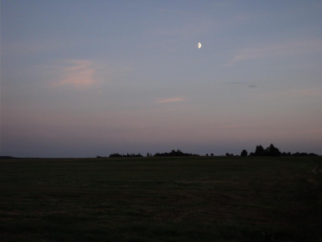 Landscape with Moon.