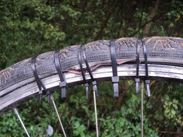 I had an unbelievable amount of trouble with the tyres today. There were three or four ordinary punc...