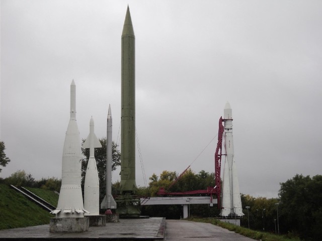 Rockets at the Space Museum. I knew before the trip started that these rockets would be here, unlike...