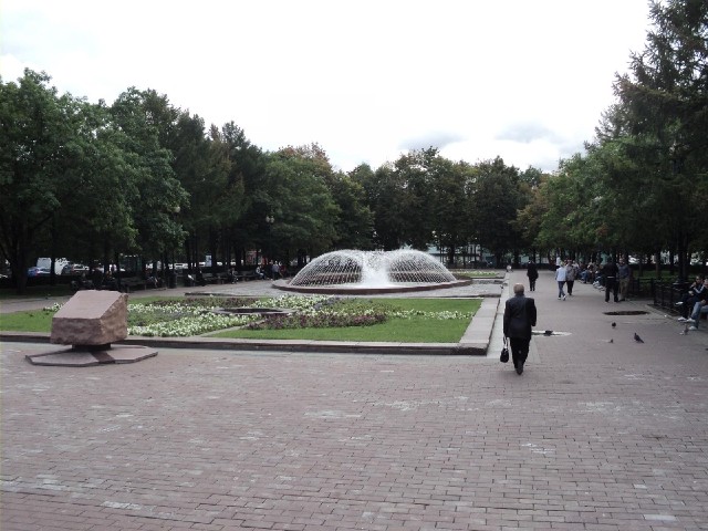 Pushkin Square, just metres away from the end point of my trip.