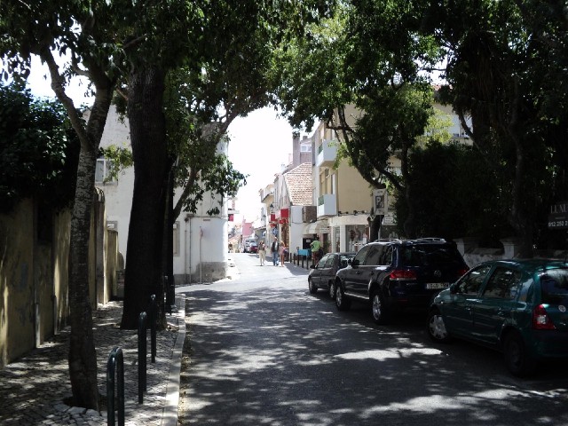 The old part of the town of Cascais.