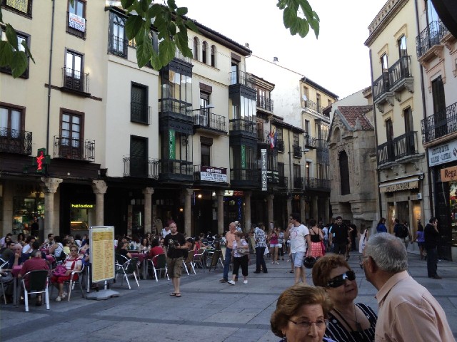 The adjunct to the main square in Salamanca.