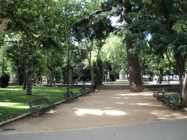 A park in Salamanca..