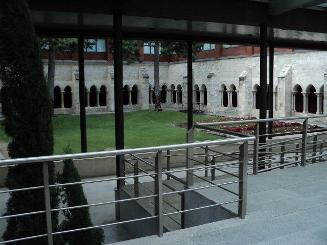 Cloisters of the building which had the labyrinth.