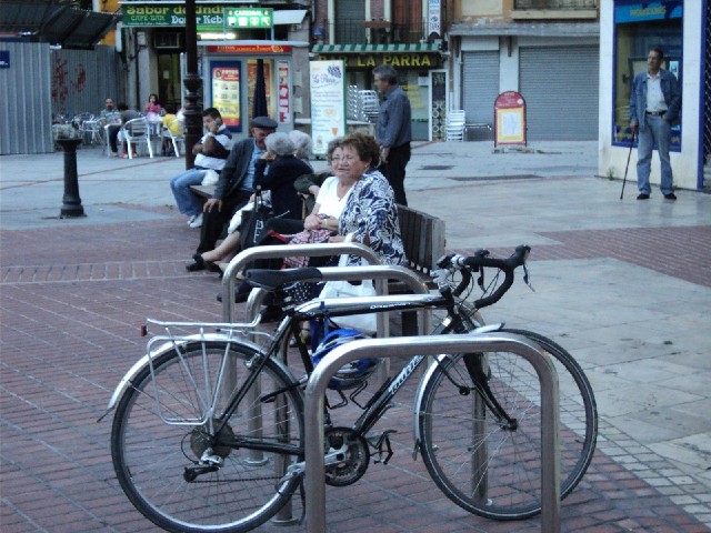 My bike in Burgos.