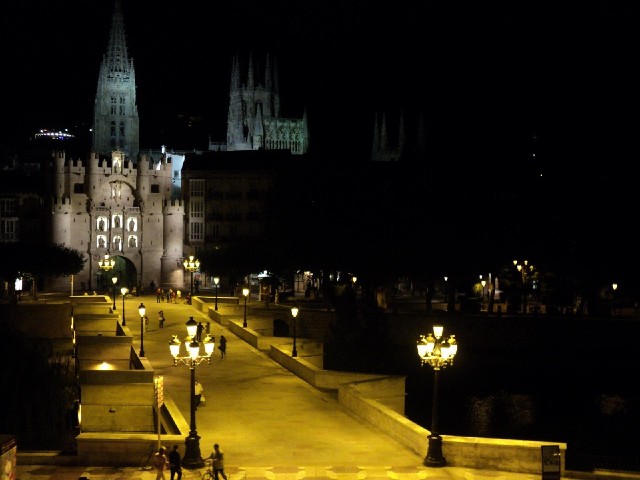Burgos by night.