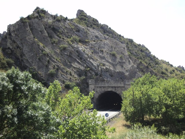 One of the road tunnels.