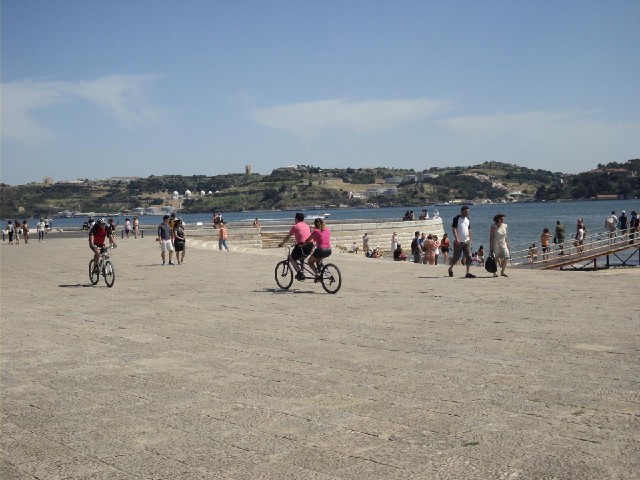 The area around Belem Tower.